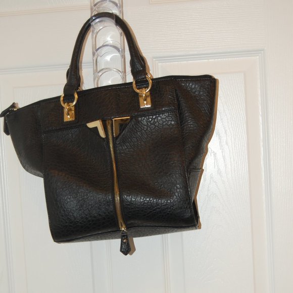 DANIELLE NICOLE  Man made materials Black Hand Bag - No Shoulder Straps - Picture 1 of 16